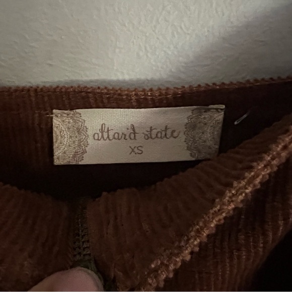 Altar’d state star corduroy jumper dress size XS - Picture 5 of 5